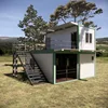 Mobile light steel high quality tiny prefabricated house for small villa with bathroom