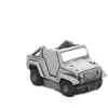 Off-road Vehicles Shape Flowerpot Silicone Clay Mold for Balcony Decoration Tools Desktop Ornament Cement Pot Molds