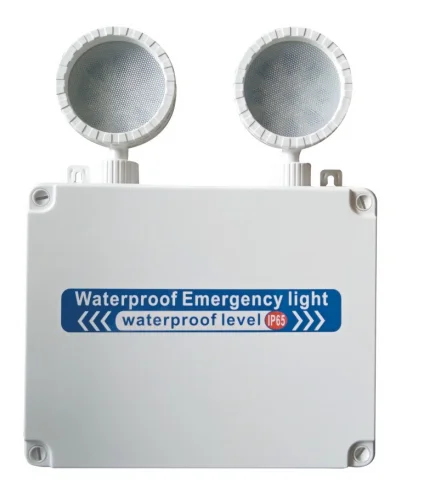 

Waterproof 2*5W led emergency lamp twin heads emergency spot light