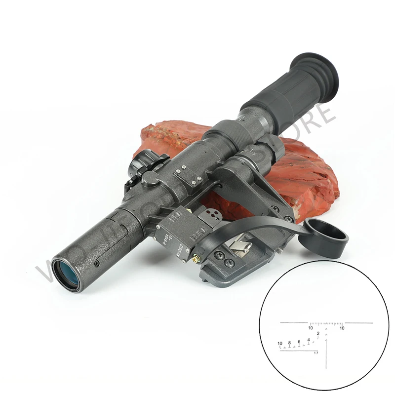 

SVD POS 3-9x24 Red illumination cross Reticle Glass hunting Rifle scope AK47 Rifle Hunting Tactical shooting Optics Sights, Black