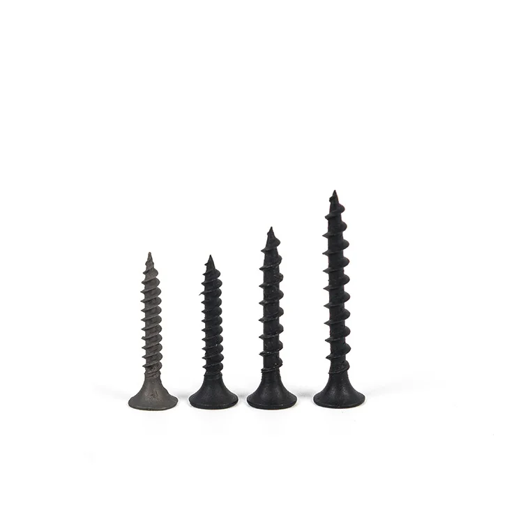 
Black cross head fine thread drywall screw for heavy industry 
