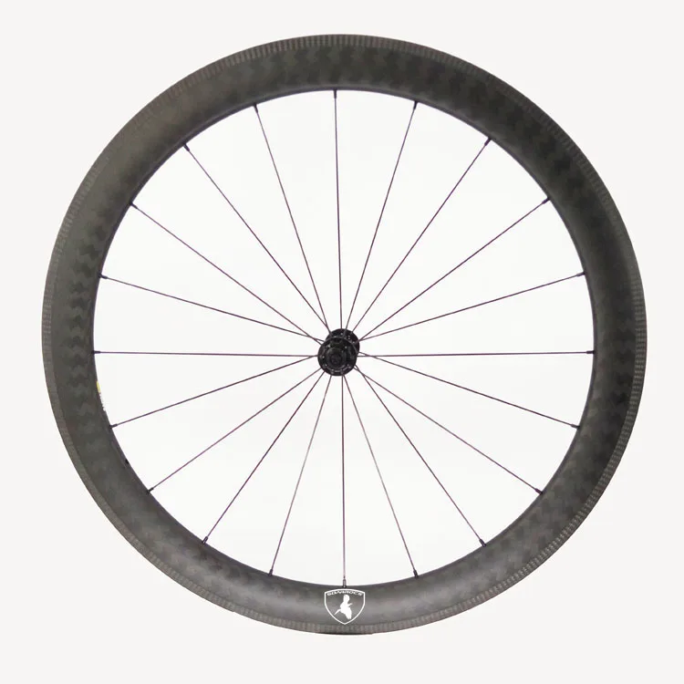 

25mm wide 50mm Tubeless ready carbon road wheelset with King hub Pillar spoke 12K Twill surface bicycle wheel