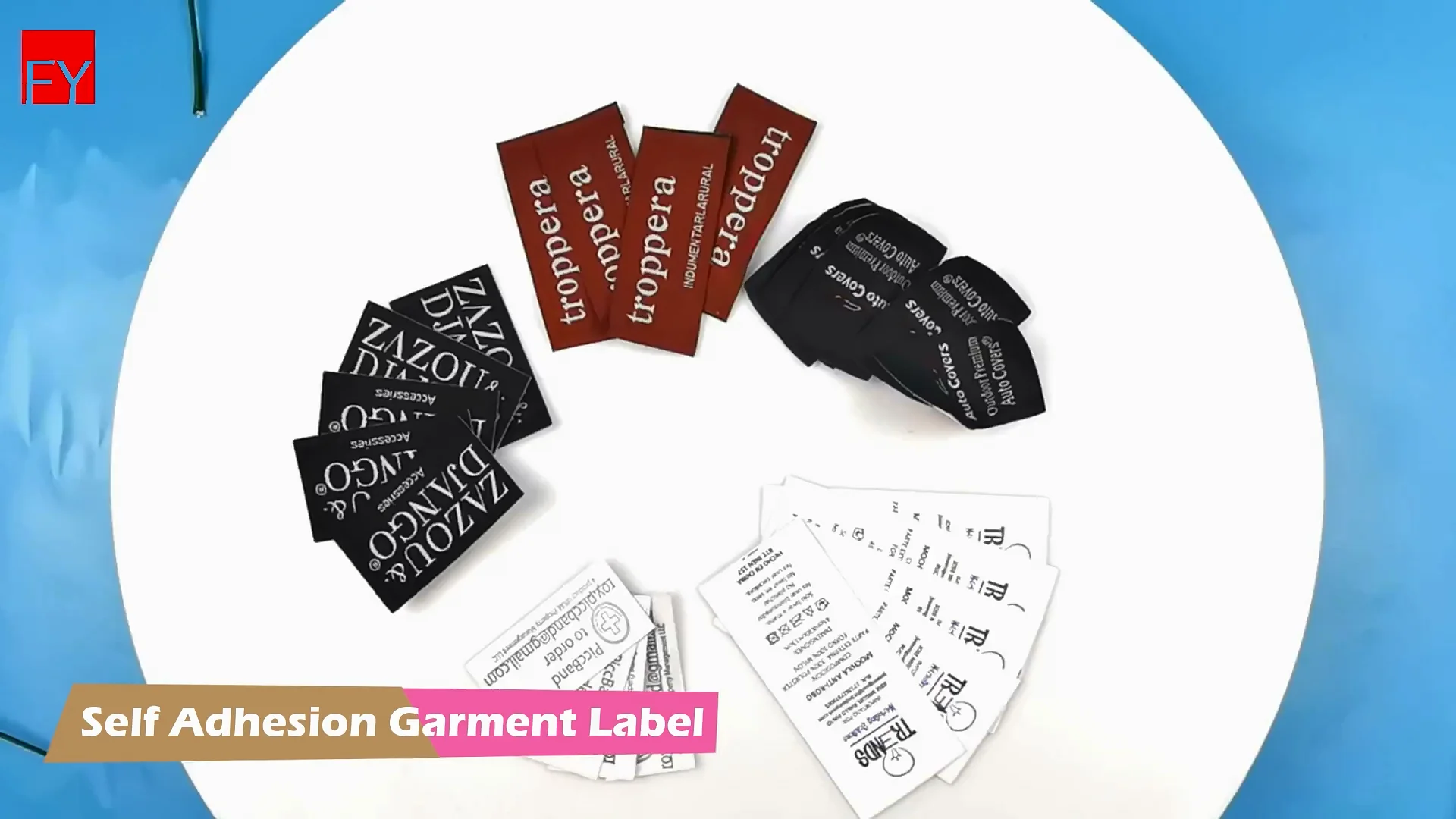 Professional Fabric Adhesive Stickers Label Buy Professional Fabric