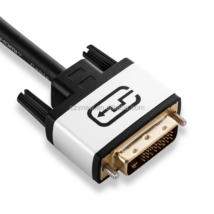 Vnew factory cheap price new design hot sell 24k hdmi male to DVI male cable for PS3 PS4 HDTV Project computer - ANKUX.COM