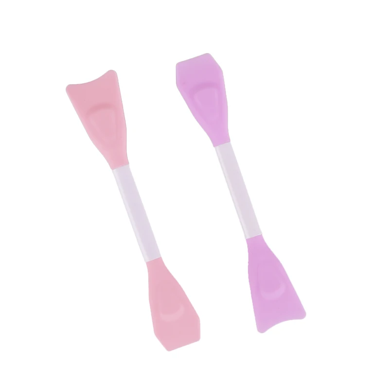 

Silicone Face Mask Applicator Makeup Brush with two head, Any pantone color