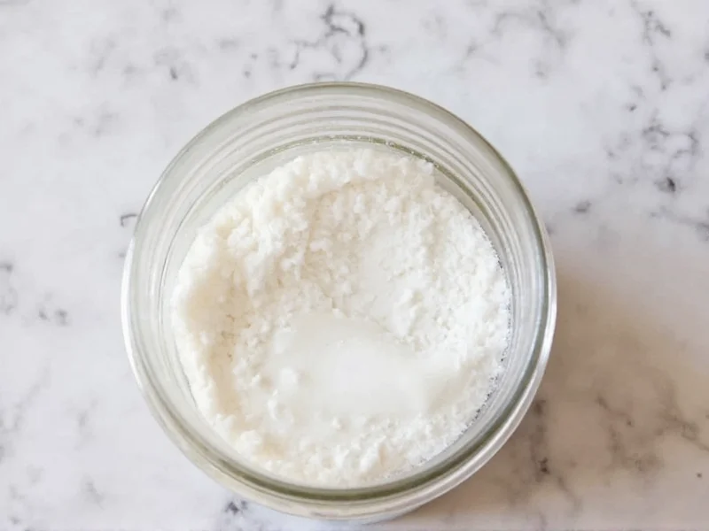 Homemade dog toothpaste ingredients in mason jar