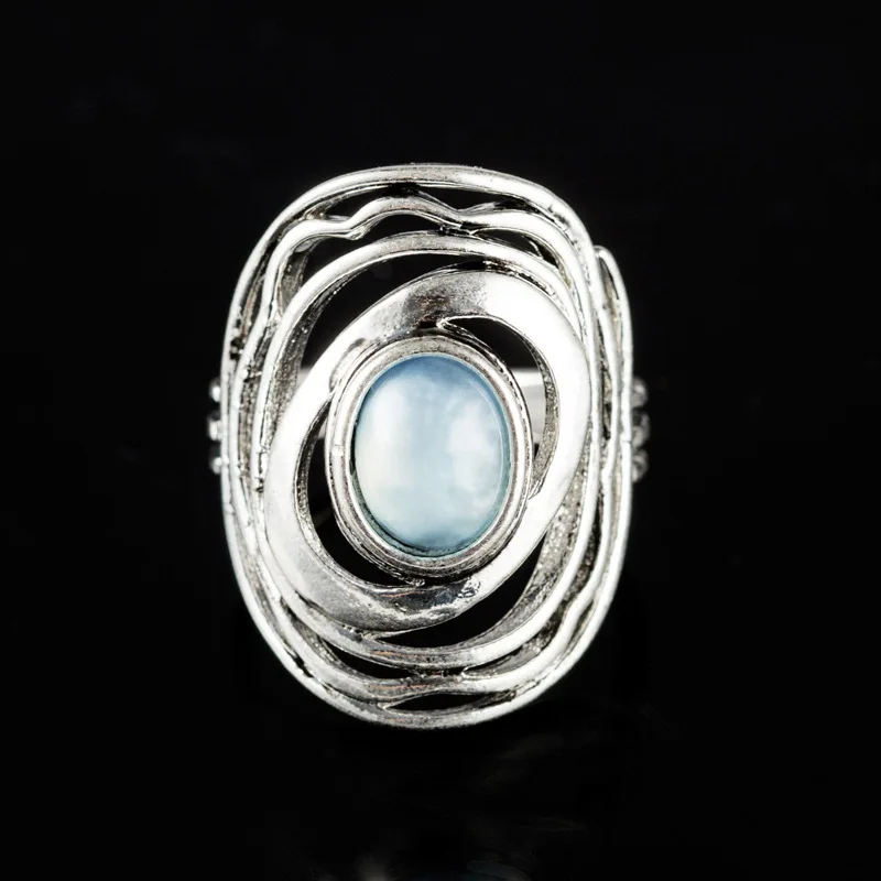 

Natural Quartz Rings For Women Vintage Fashion Women Ring