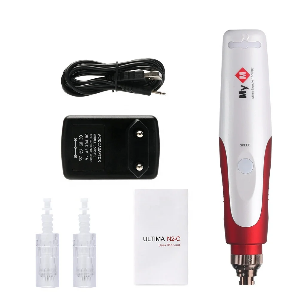 

FAIR Beauty Microneedle Rechargeable And Electric Mym Derma Pen For Home Use, Red