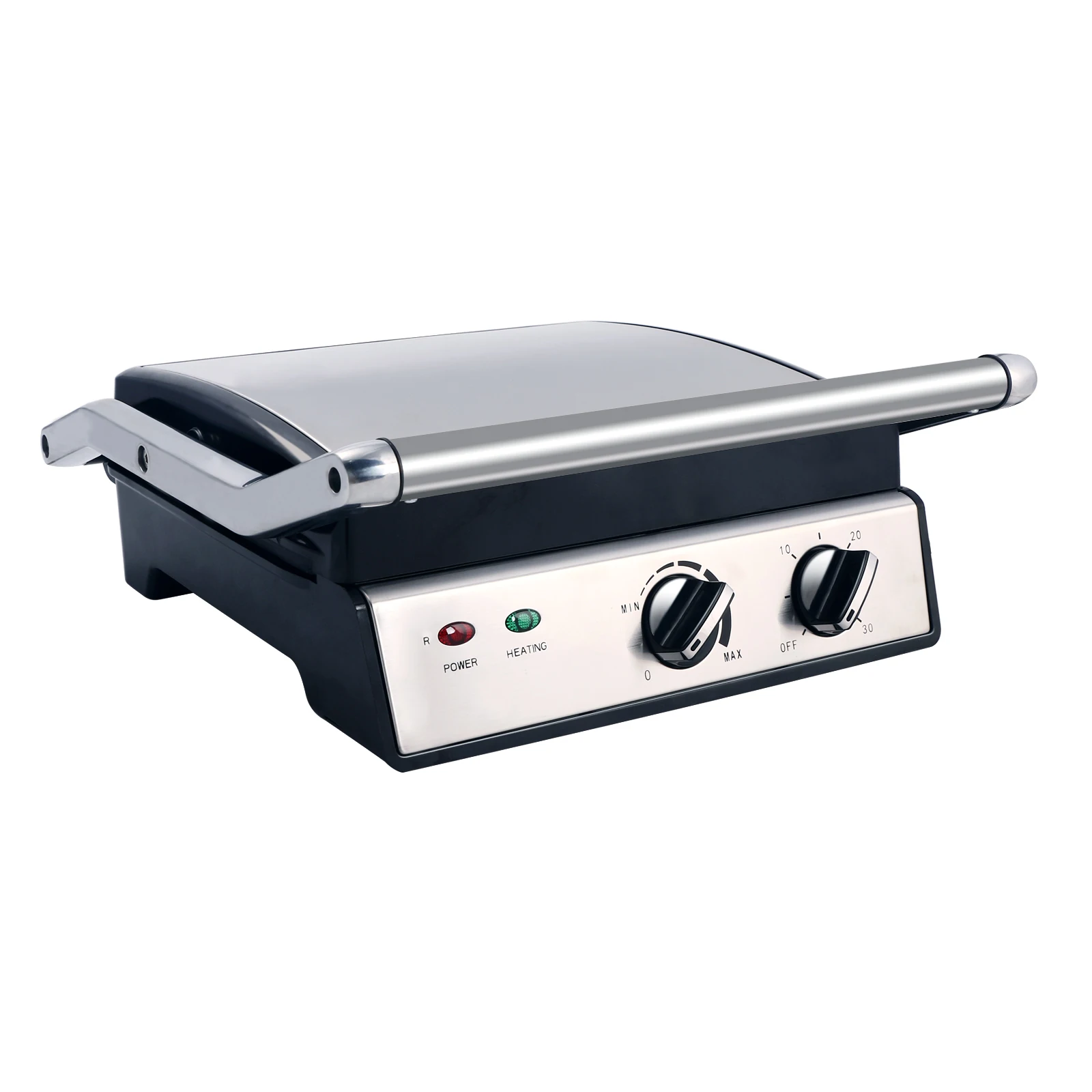 

New design panini commercial contact sandwich press maker digital portable folding bbq grill