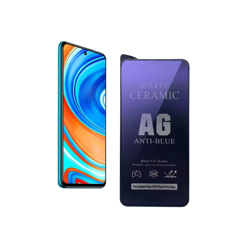 

AG ANTI BLUE CERAMIC MATTE PHONE SCREEN PROTECTOR FOR IPHONE 12 PRO HUAWEI, Black