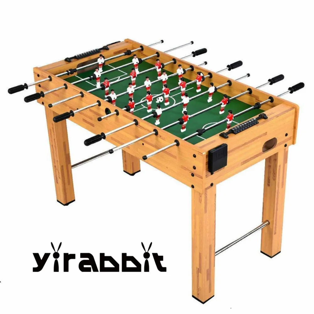 

Football Soccer Table 48" Competition Sized Arcade Game Room Hockey Family Sport, Khaki