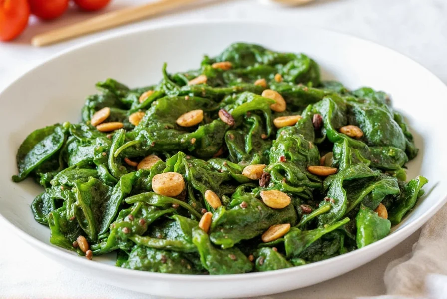 Mixed African greens displayed in a market basket