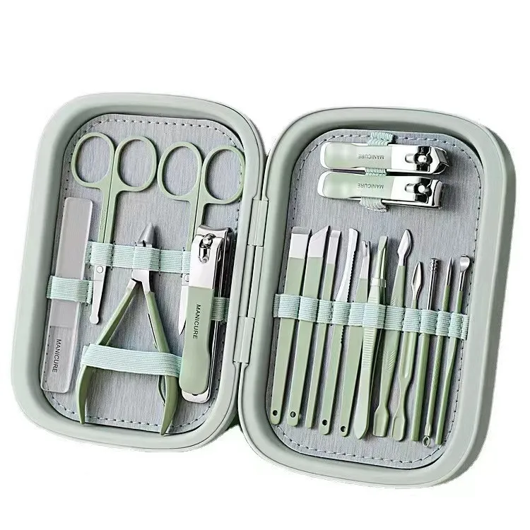 

18PCS Stainless Steel Manicure set nail sets beauty manicure for birthday gift
