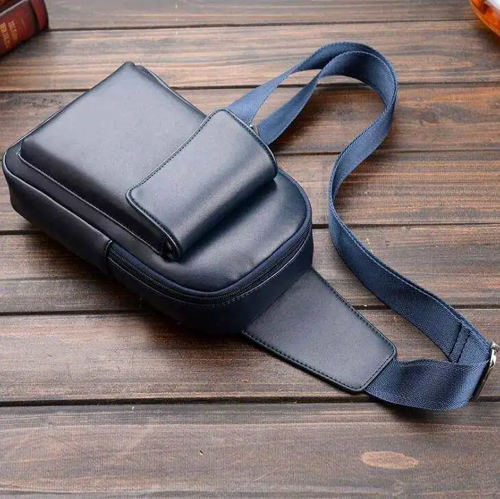 Wholesale men's new casual small chest bag personality wild shoulder travel messenger bag factory direct sales