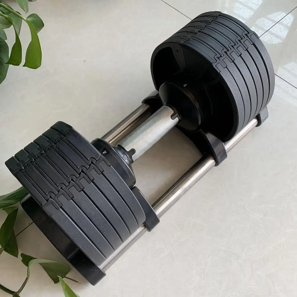 

New Design Best Selling Gym Accessory Adjustable Dumbbell Set Home Use Dumbbell, Black