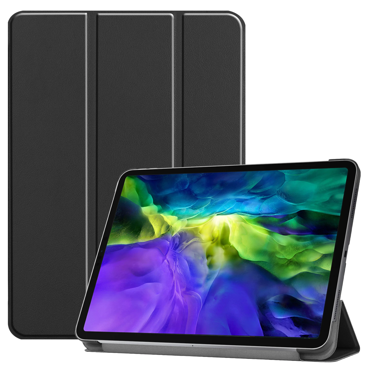 

Wholesale Trifold Flip Tablet Case 11 inch Pu Leather Case For Apple 2020 iPad Pro 11 Tablet Cover