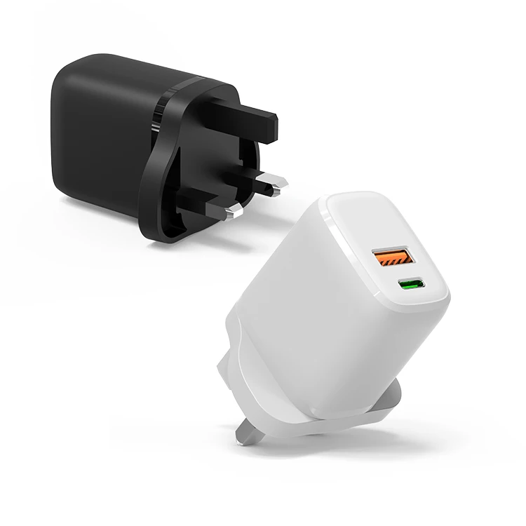 

PD 20W for iphone fast charger, Black white