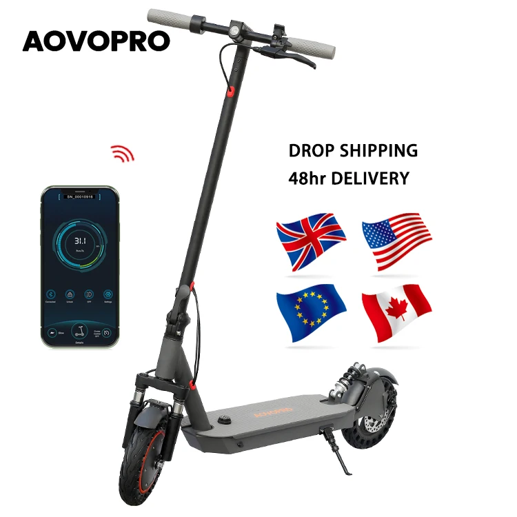 

Aovopromax Escooter 18.2Ah 350W Powerful 10" Honeycomb Tire Adults Fast Mobility Scooter Drop Shipping from UK EU US Warehouse