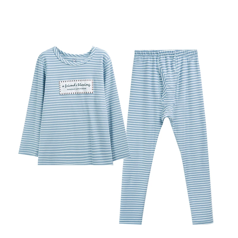 

Custom Long Sleeve Girls' Sleepwear Kids Blank Pajama Sets Bamboo Kids Little Girl Pajamas Plain Kids Pyjamas Wholesale, Pink/grey blue/navy