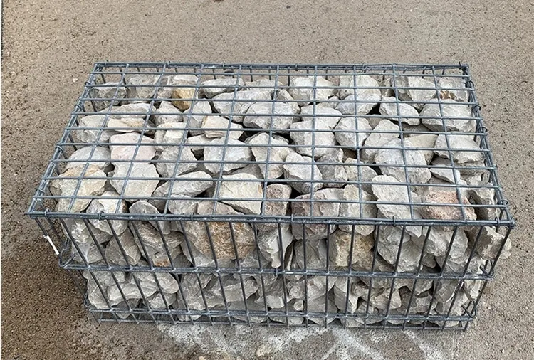 Hot Dipped Galvanized Steel Wire Mesh Gabion Basket Welded Stone Cage 2mm Square 6mm 8mm Stone Retaining supplied best prices