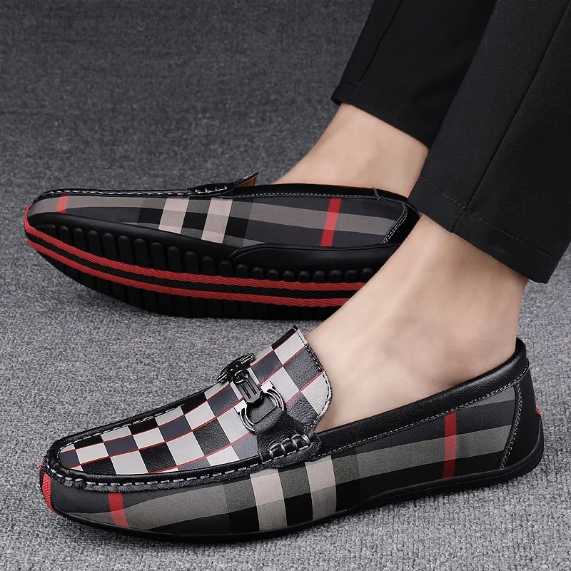 

2022 New Fashion Trend Outdoor Fashion Casual Shoes Moccasin Men's High Quality Men's Shoes, Picture