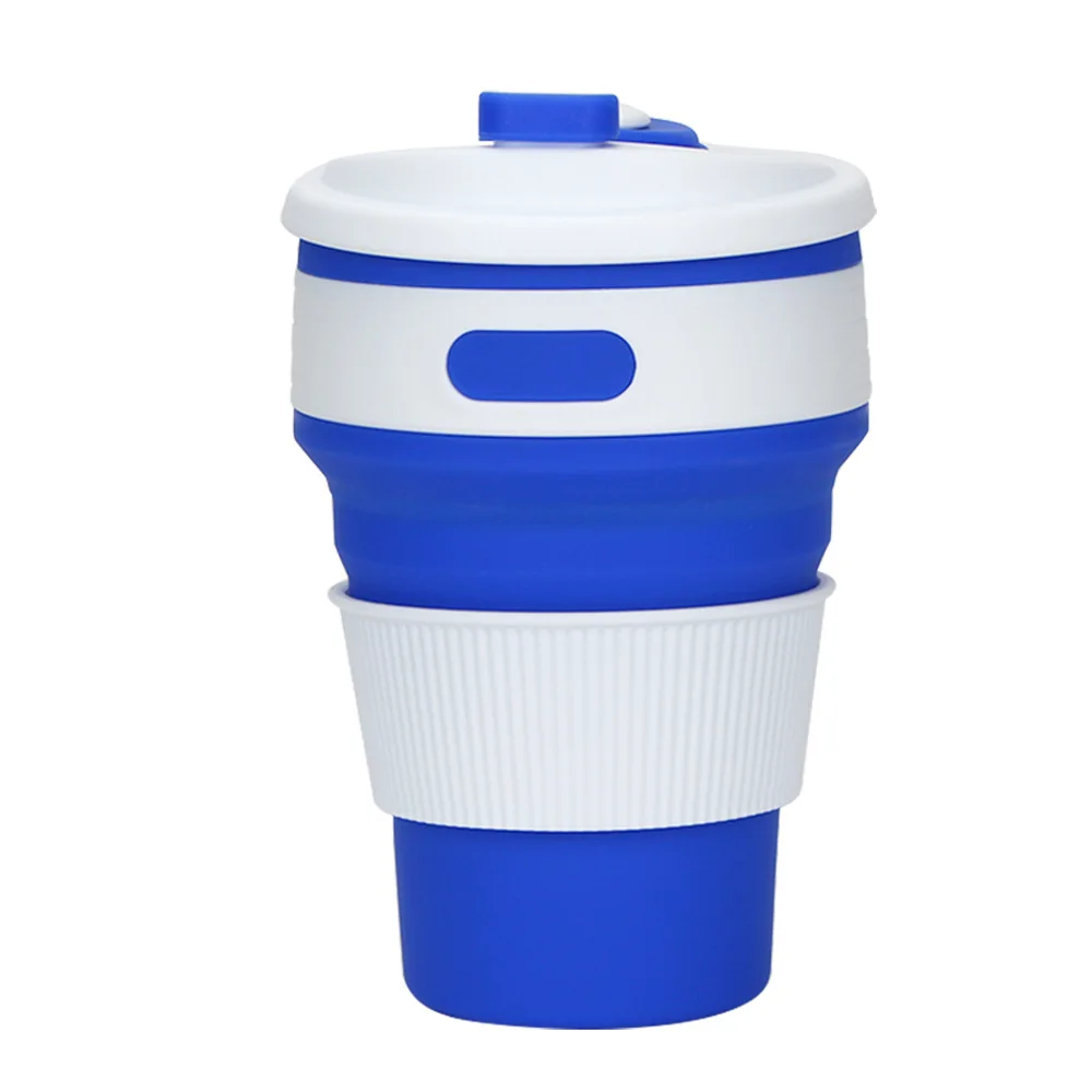 

Colorful Silicone Folding Telescopic Travel coffee Collapsible Coffee Cup with Custom Portable Eco Friendly
