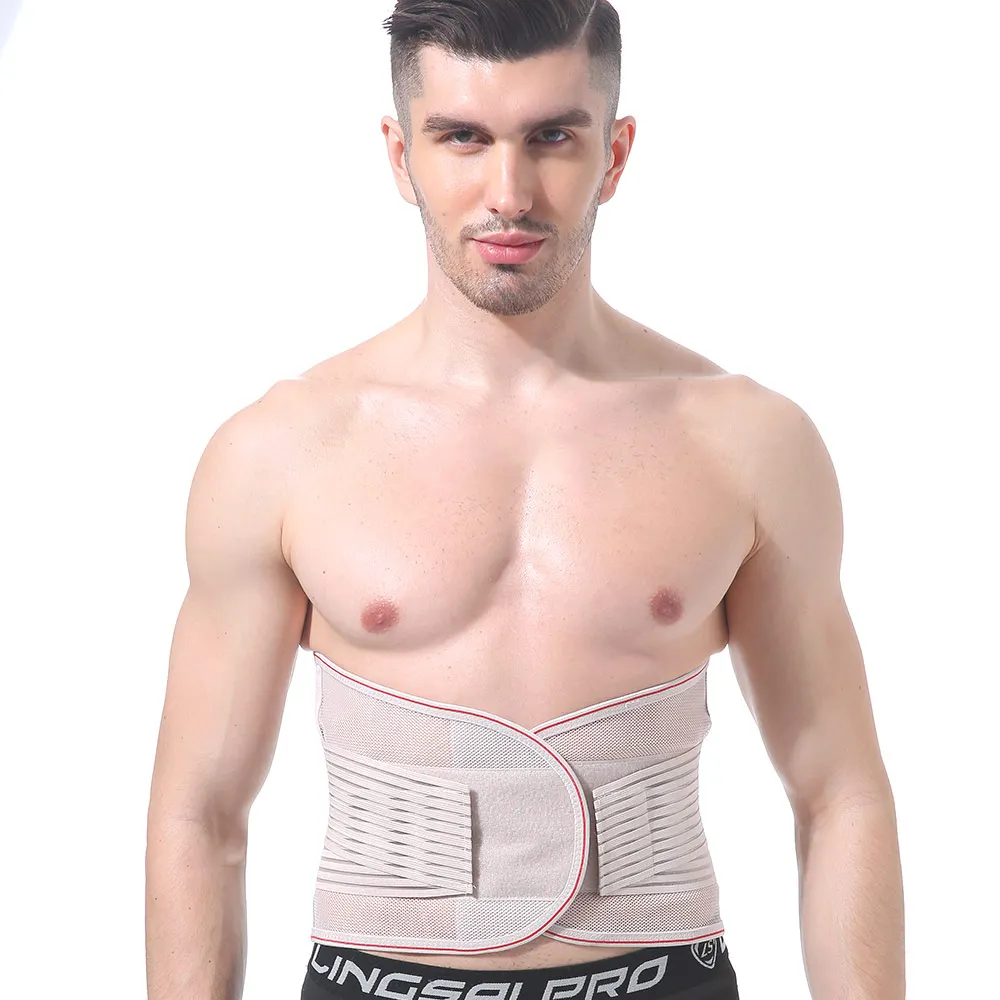 

Customized logo Waist trimmer belt abdominal sweats band lower back support bands tummy slimming belt, Beige,black