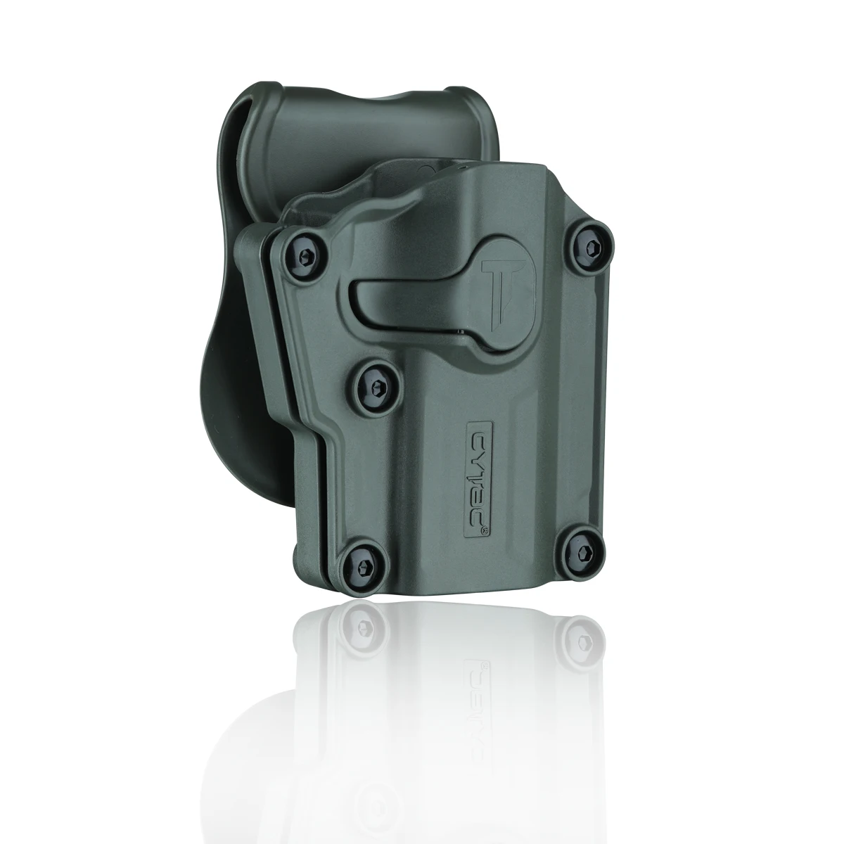 

Cytac Mega-Fit gun holster fits over 150 pistols, tactical universal gun holster, Black, fde color, od green color
