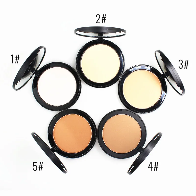 Private Label 5-Color Compact Setting Powder Matte Finish Vegan Contour Face Mineral Pressed High Pigmented Waterproof