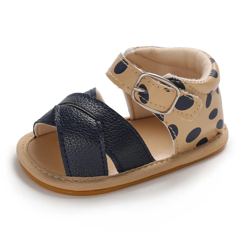 

Baby shoes summer sandals Pu anti-slip soft soled walking shoes, Pink/white/black/gold