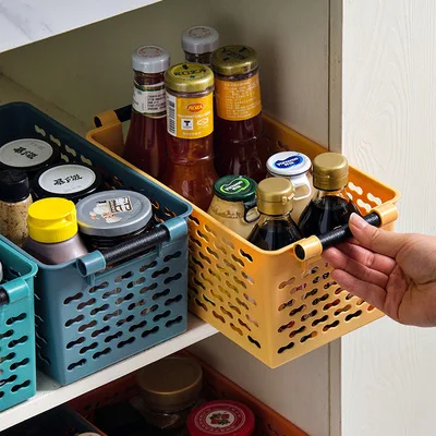 

Desktop Storage Basket Plastic Storage Small Basket Sorting Storage Rectangular Kindergarten Snack Toy Storage Box