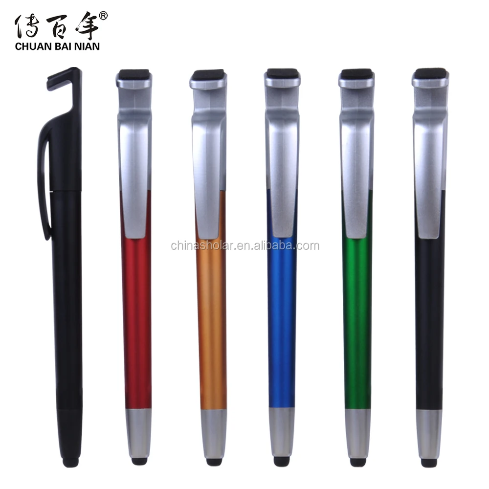High Quality 4 In 1 Multifunction Ball Pen Phone Holder Touch Screen