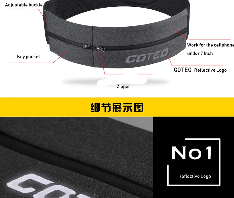 Hotsell  wholesale fashion sport running waist fanny pack