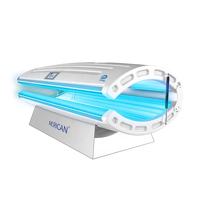 

UV Light Solarium Bed W4 400nm Wavelength Indoor Tanning Bed With Cosmedico Lamps Tanning Salons Commerical Solarium