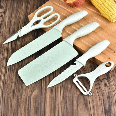 

Durable easy clean Kitchen Fruit Vegetable Peeler Shears Fruit Ceramic Knife Set