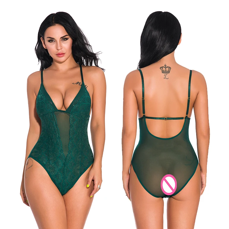 

Fashion show black lace wicked chemise Bodysuit Sexy hot transparent erotic lingerie, Existing or as customer's require