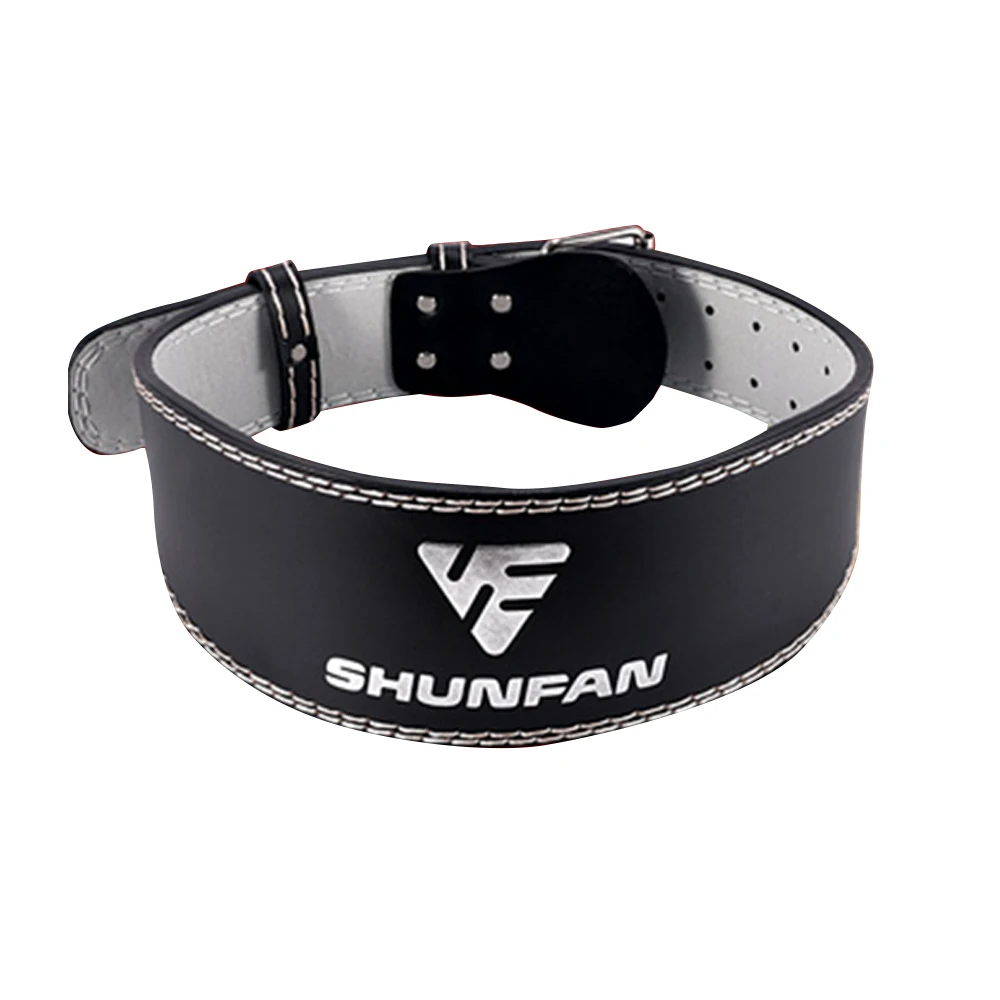 

Genuine Leather Weight Lifting Belt for Men Gym Weight Belt Lumbar Back Support Powerlifting Weightlifting Belt, Black