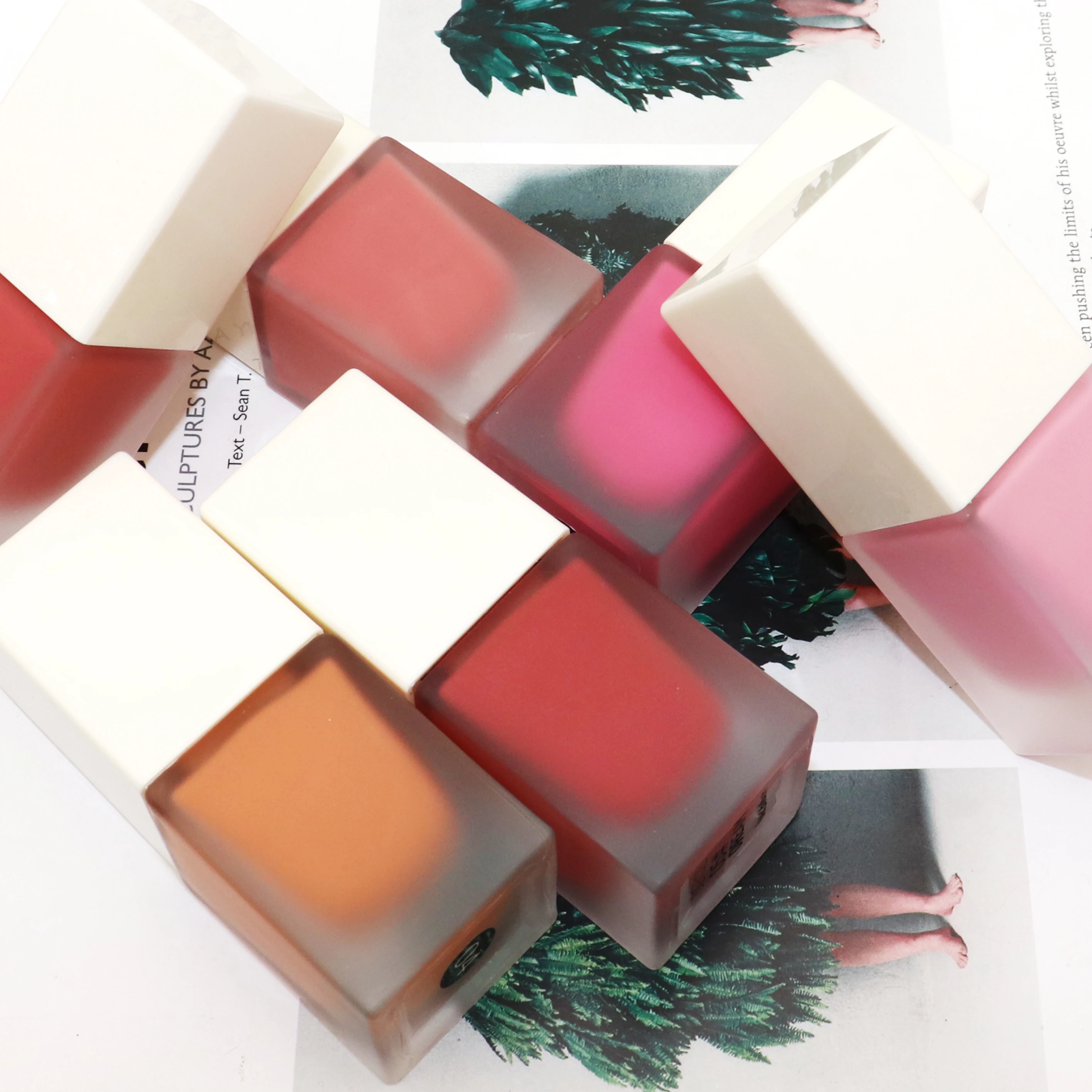 

Korean Cheek Liquid Blusher Make up 6 Colors Blush Cream