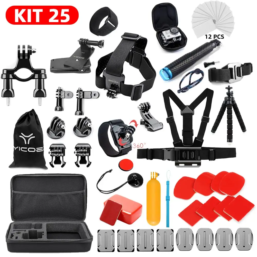 Factory Price Customizing Sport Camera Kit Accessories For All Gopro Hero4 Silver Black Hero 4 3 3 Sj4000 Sj5000 Sj6000 Sports Buy Sport Camera Kit Camera Kit Accessories Camera Kit Accessories Product On