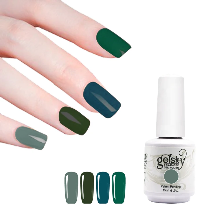 

15ml Led Nail Gel Polish Kit Nail Art Salon Set Of 12 Colors