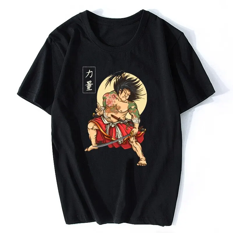 

Tattooed Samurai T-shirt Japanese Art Shirt Men Unisex 2019 Men T Shirt Fashion Hanukkah Aesthetic Men Tumblr Funny wholesale