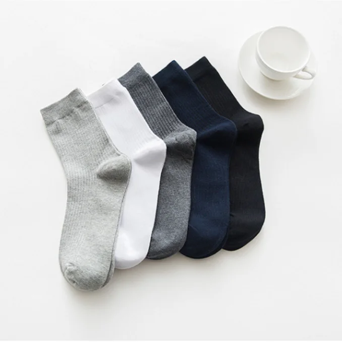 

Special Discount Men's Black Men Cotton Sport Crew Best Casual Thick Good Quality Soft Business Cheapest Mens Winter Socks