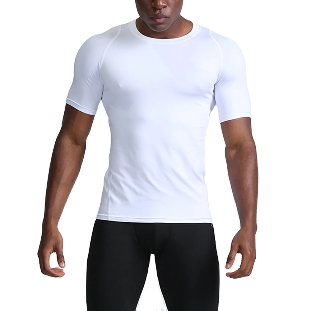 

Manufacturer Wholesale Custom Logo Plain Short Sleeves Quick Dry Men Sports T Shirt