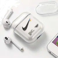 

Transparent Protective TPU airpods 2 case Hard PC Case Cartoon off white Earphone Cover Accessories for apple airpods case