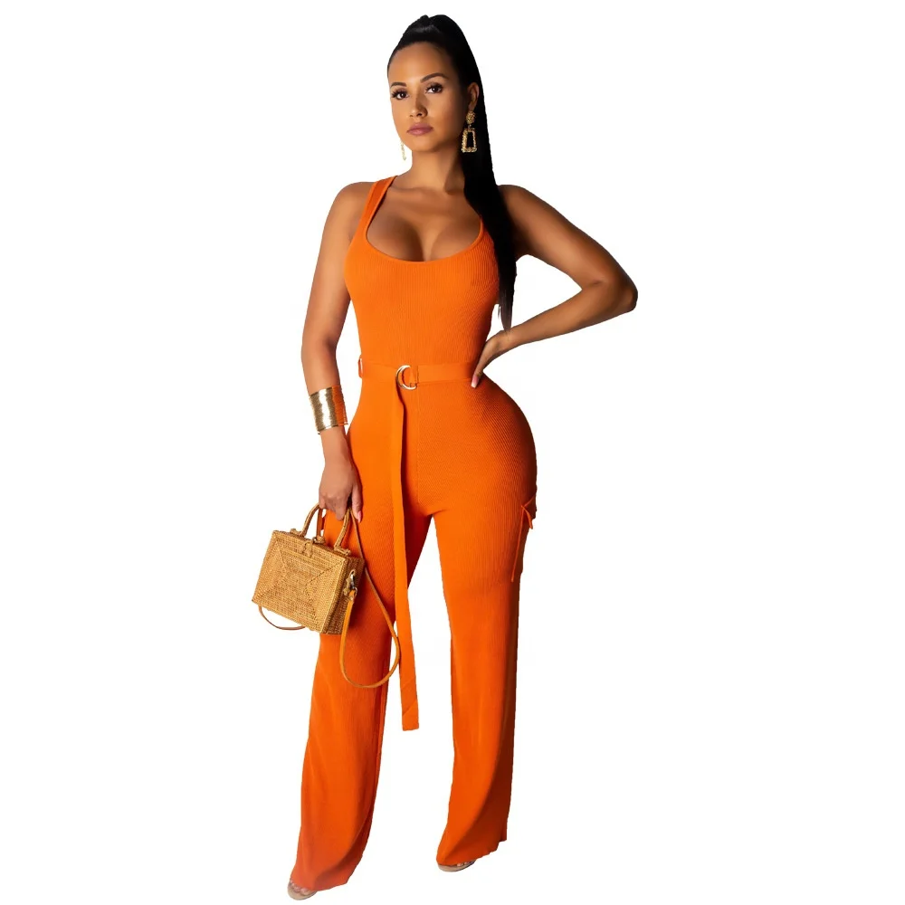 

B60501A European and American urban casual fashion women's belt tight pants