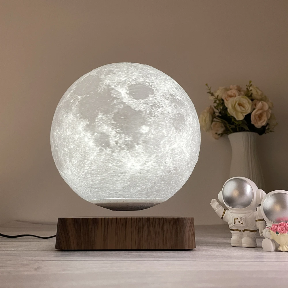 

Magnetic Levitating Moon Lamp Floating Luna Floating Moon Light Christmas Birthday Gift Moon Lamp Lighting