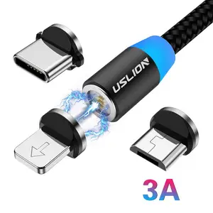 2M Magnetic 3 1 USB Charging Cable Android