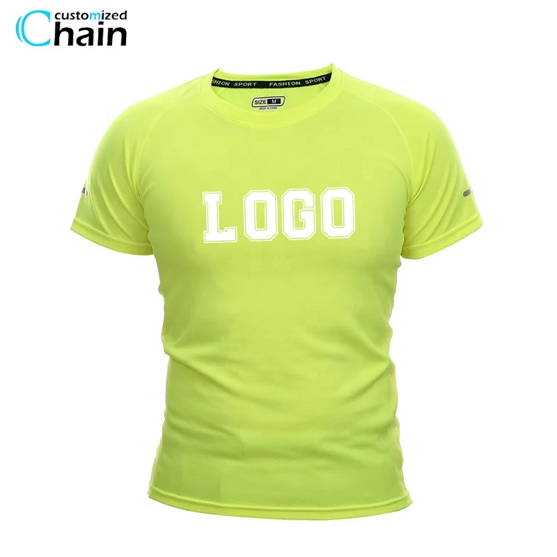 

Plain Athletic Male Sports Tshirt Wholesale Custom Compression Men Fitness T Shirt