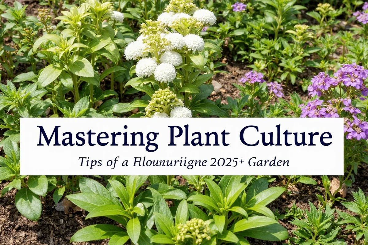 Mastering Plant Culture: Tips for a Flourishing 2025 Garden