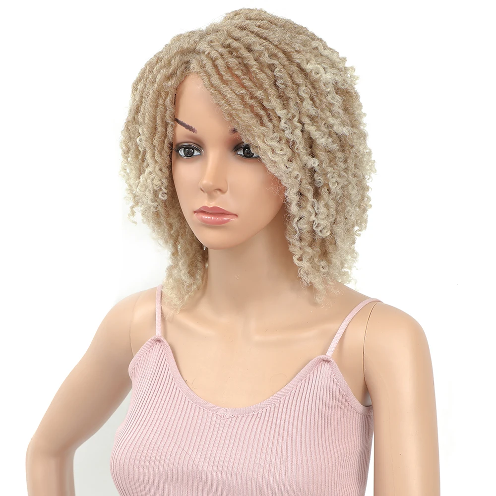 

Factory Price Crochet Hair Wig Boxes Custom Logo Cosplay Cheap Colored Short Wigs For Black Women Synthetic Hair Wig